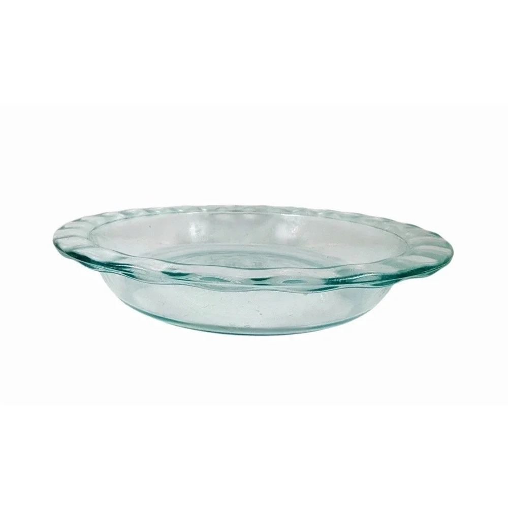 Pyrex Round Pie Plate Fluted Rim 9.5